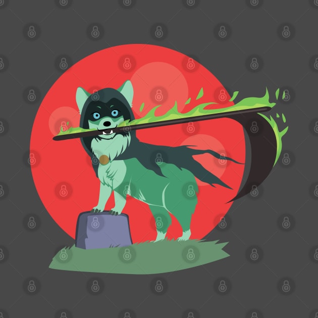 Grim Reaper Puppy by SakuraDragon