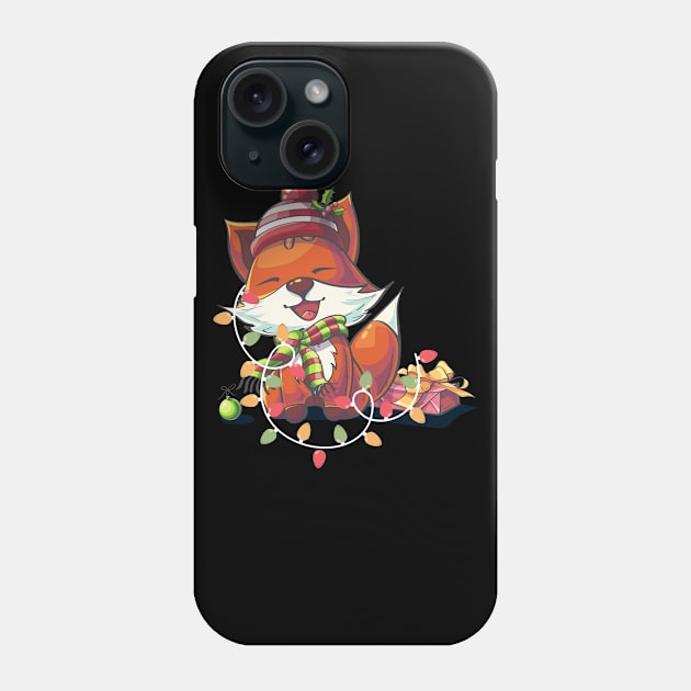 Fox Christmas Phone Case by Diannas