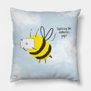 Festival Bees #2 Pillow