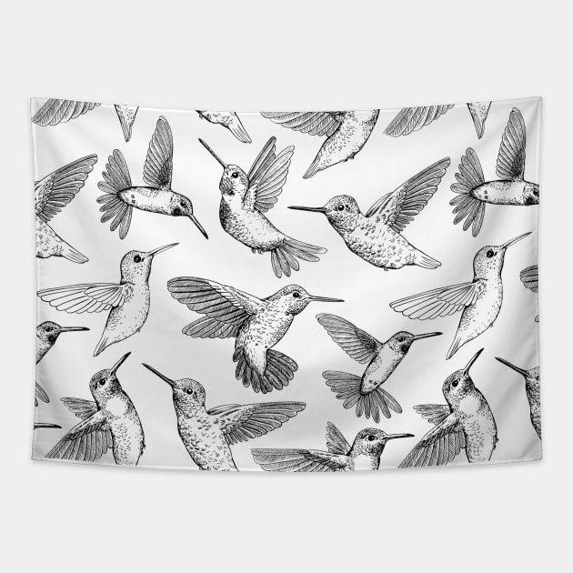 Hummingbirds Tapestry by katerinamk