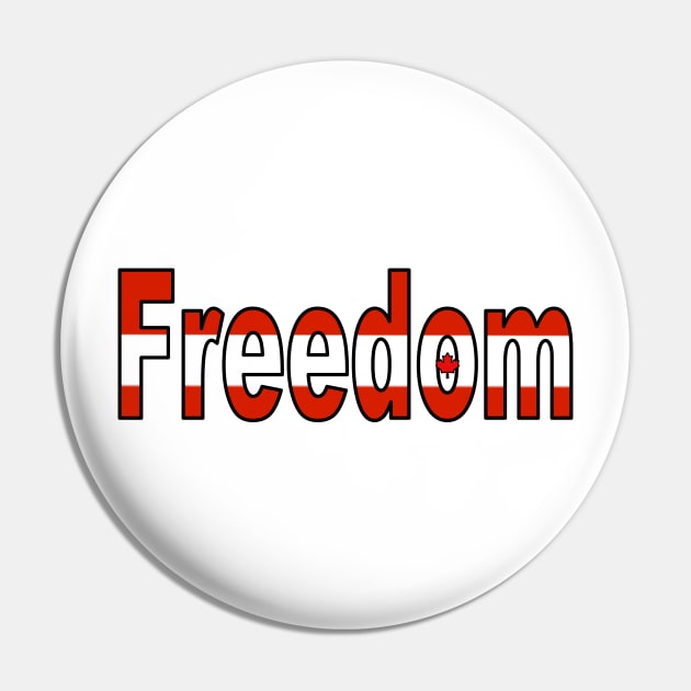 Freedom - Canada Pin by rayraynoire