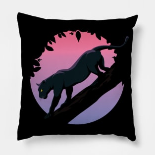 Black Panther Jungle Animal Pillow