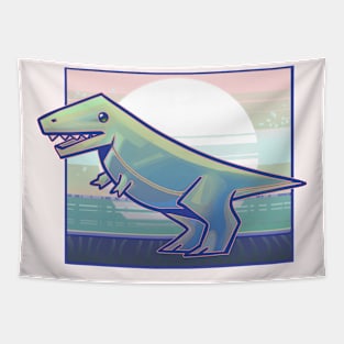 Carchodontasaurus Dinosaur Tapestry