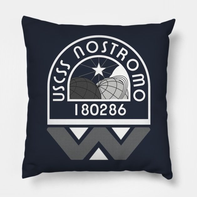 USCSS Nostromo Pillow by TVmovies