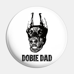 Dobbie Dad Doberman Pinscher Pin