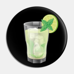 Mojito Cocktail Pin