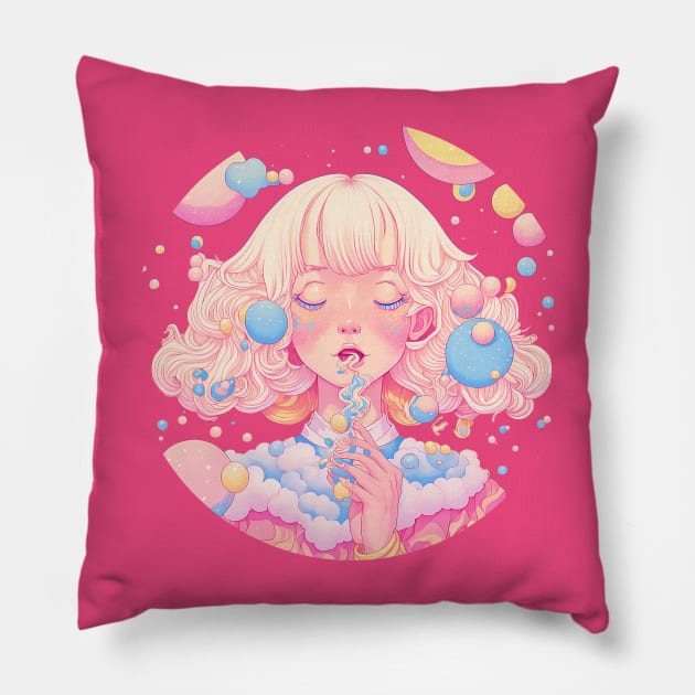 Bubble time Pillow by AO01