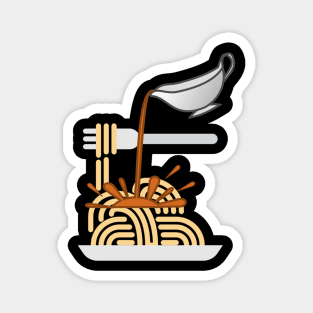 spaghetti lover Magnet