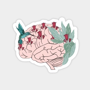 Anatomy brain art Magnet