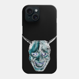 Shinja Japanese tattoo mask white, Design by blacklinesw9 Phone Case