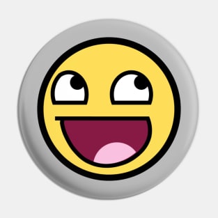 Awesome Face Epic Smiley Pin