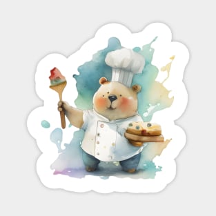 Baby Bear Chef Magnet