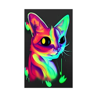 Neon Cat T-Shirt