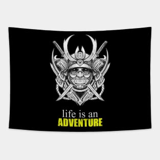 life is adventure Tapestry