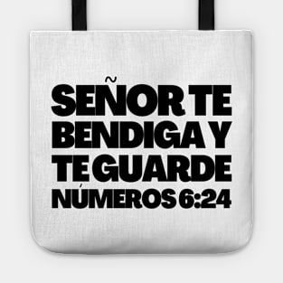 Numbers 6-24 Lord Bless You Spanish Tote