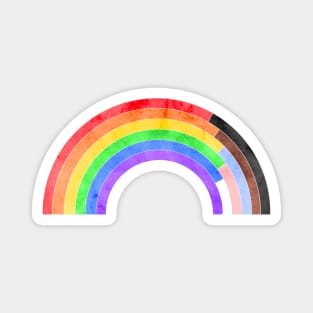 BIPOC Pride Rainbow Magnet