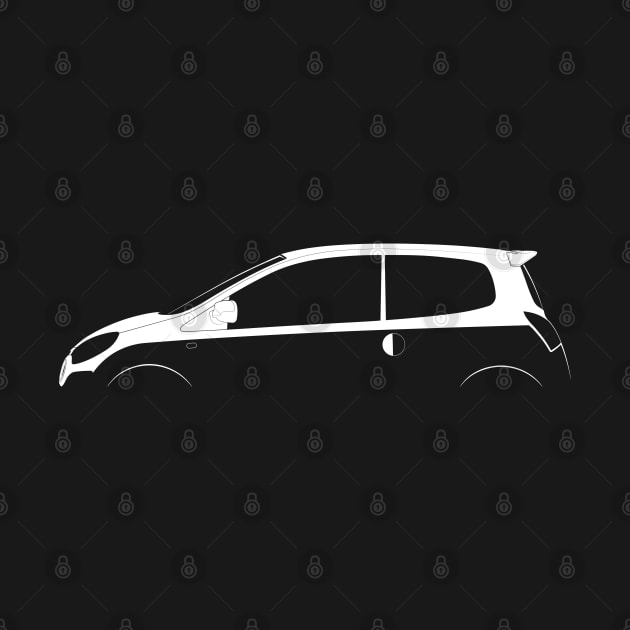 Renault Twingo RS 133 Silhouette by Car-Silhouettes