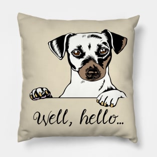 Dog Hello Pillow