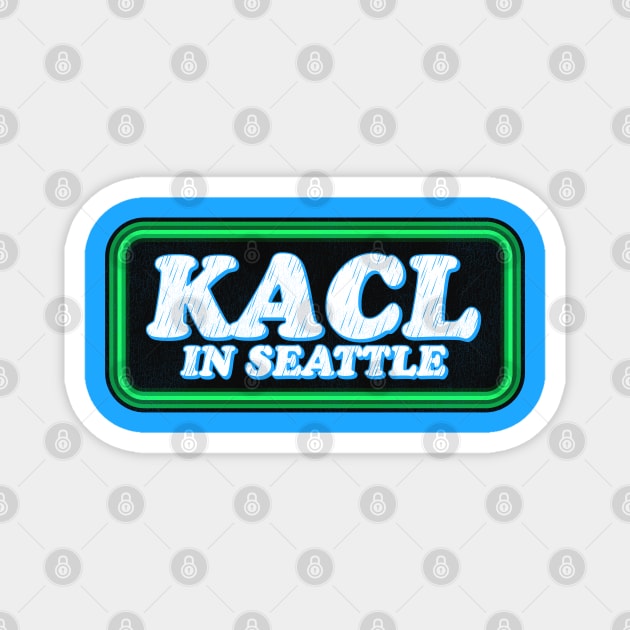 KACL in Seattle Magnet by darklordpug