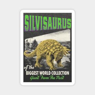 Silvisaurus Retro Art - The Biggest World Collection / Giant From The Past Magnet