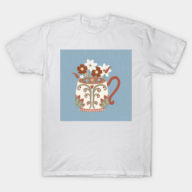 Discover Flower mug 2 - Floral - T-Shirt