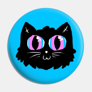 Queer Cat - Trans Pin