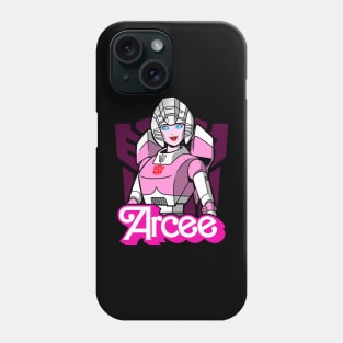 Cool Female Robot Alien Warrior Doll Feminist Logo Parody Phone Case