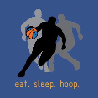 Eat Sleep Hoop Basketball Design 6 T-Shirt