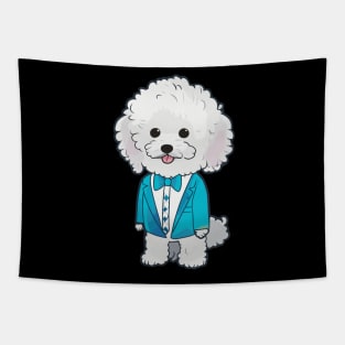 Dog in a Suit Tapestry