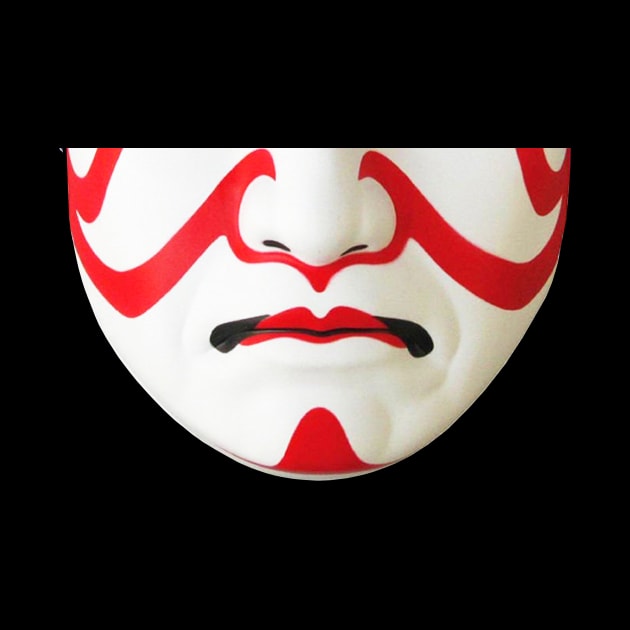 Kabuki Mouth - Red by BigOrangeShirtShop