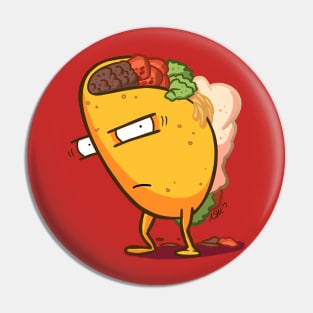 Grumpy Taco Pin