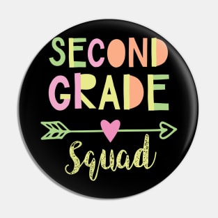 2nd Grade Squad Pin