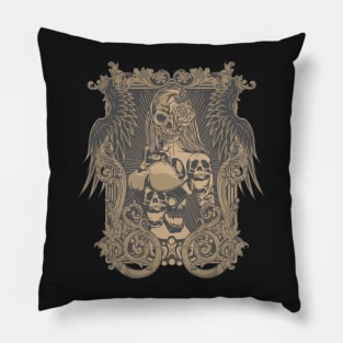 Skull Wing Pillow