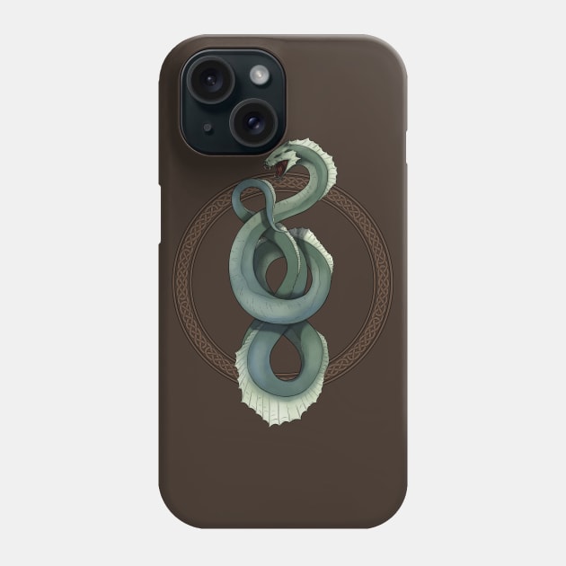 Jormungandr Phone Case by AniaArtNL