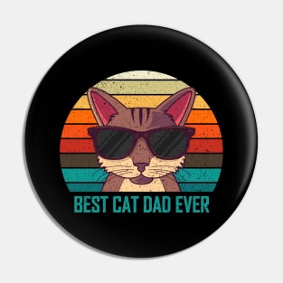 Best Cat Dad Ever Best Cat Dad Gift Pin