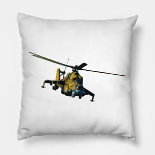 Mi 24 Hind color Pillow