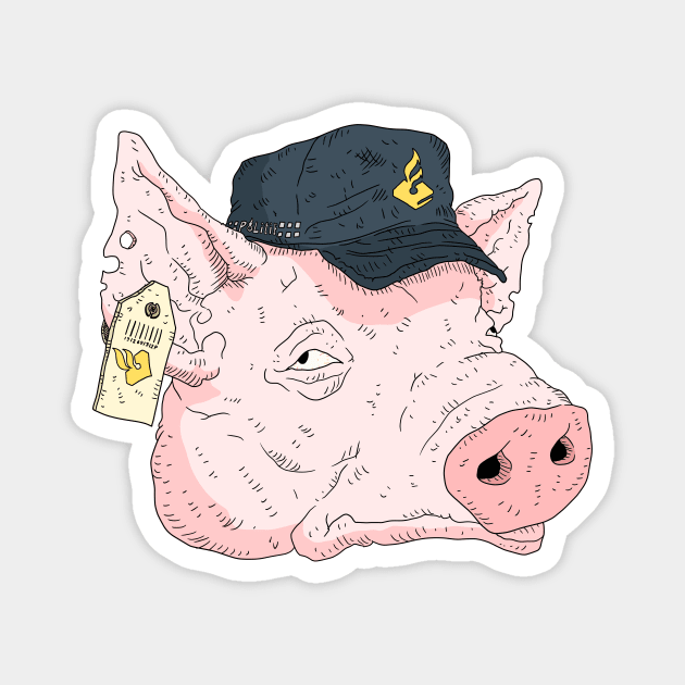 politie! dutch police pig. Magnet by JJadx
