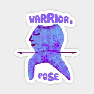 Molar Yogi (Warrior Pose 2) Magnet