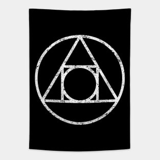 Square circle, alchemical symbol Tapestry