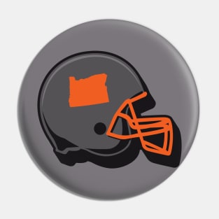 Oregon State Outline Football Helmet Pin