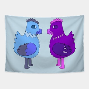 Chicken Duo Tapestry