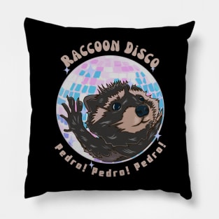 Pedroo Raccoon Disco Pedro Pedro Pedro Pillow