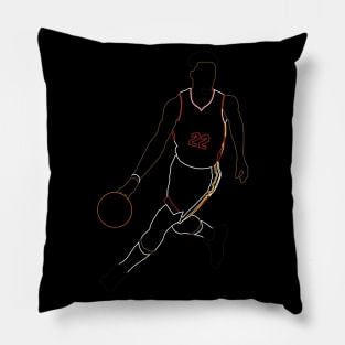 Jimmy Butler Heat Neon Pillow