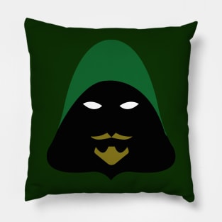 Minimalist Green Arrow Pillow