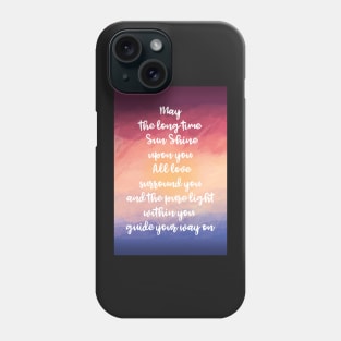 Sun shines upon you in Summer Solstice Phone Case