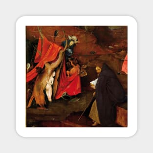 The Temptation of Saint Anthony detail - Hieronymus Bosch Magnet