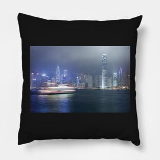 Victoria Harbour - Hong Kong Pillow