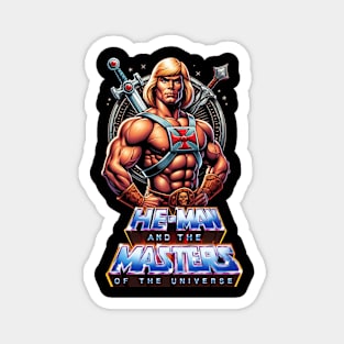 By the Power of Grayskull: He-Man Emblem T-Shirt - Masters of the Universe Edition Magnet