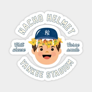 Yankees Helmet Nachos by Buck Tee Magnet