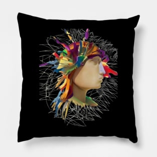 Artwork - Picasso Style Modern Abstract Digital Custom Gift Pillow